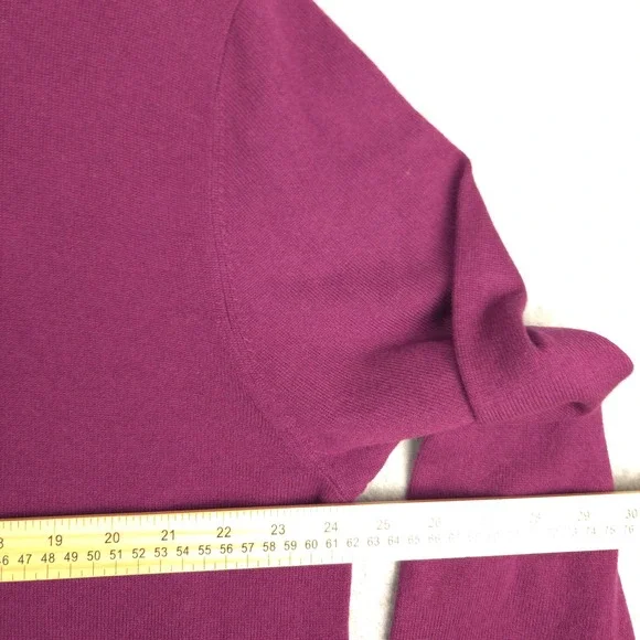 GREYSON Mens Burgundy 100% Cashmere Crewneck Sweater XXL Long Sleeve Luxury Knit